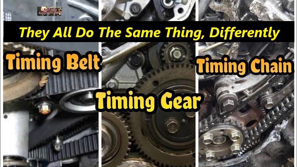 Timing Belt vs Timing Gear vs Timing Chain