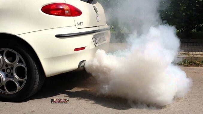 Tailpipe Smoke Coming From Back Of Car