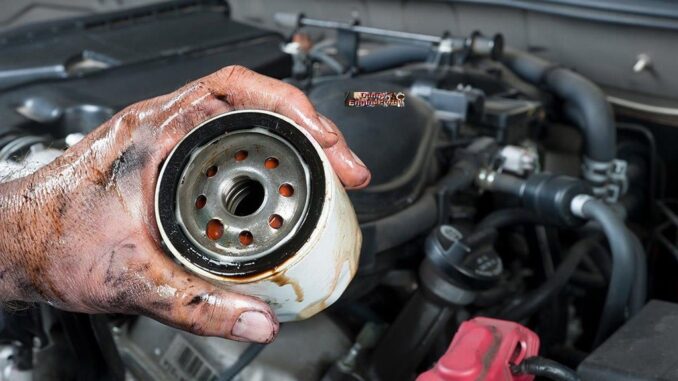 Replacing a Dirty Oil Filter