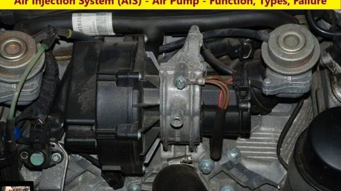 Air Injection System (AIS) - Air Pump - Function, Types, Failure Air Injection System (AIS) - Air Pump - Function, Types, Failure