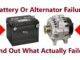 Alternator Or Battery Failure