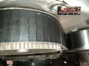 Cracked Engine Timing Belt