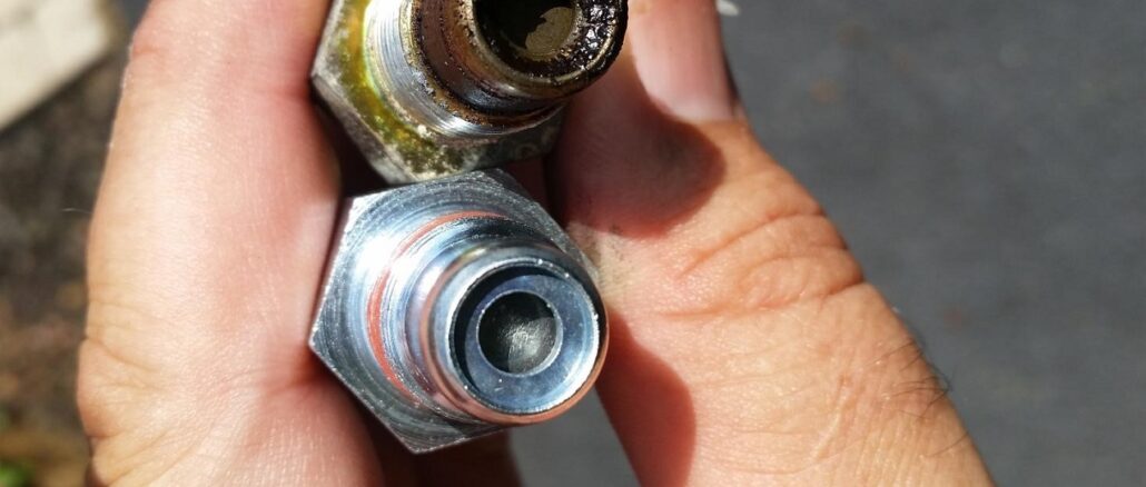comparing old to new pcv valve