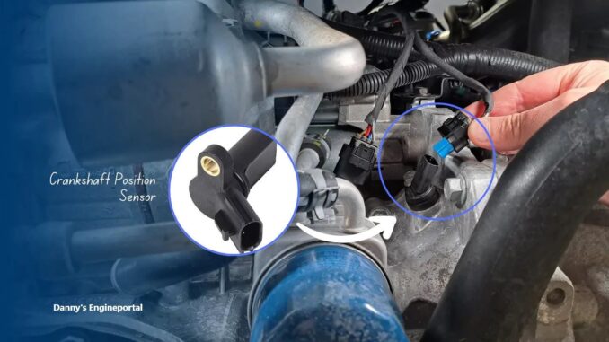 Crankshaft position sensor location