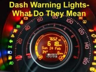 Dash Warning Lights Only Provide A Warning, Something Is Wrong