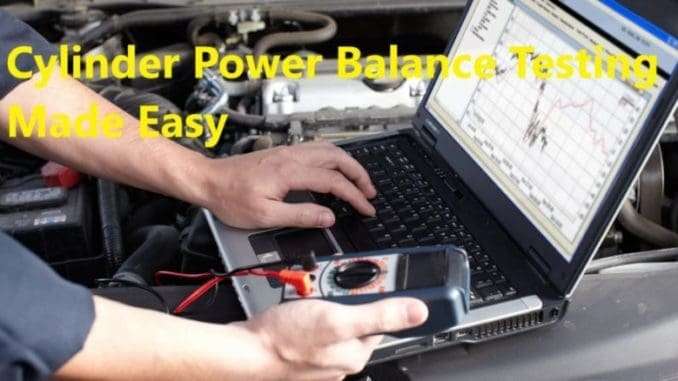 Doing A Cylinder Power Balance Test