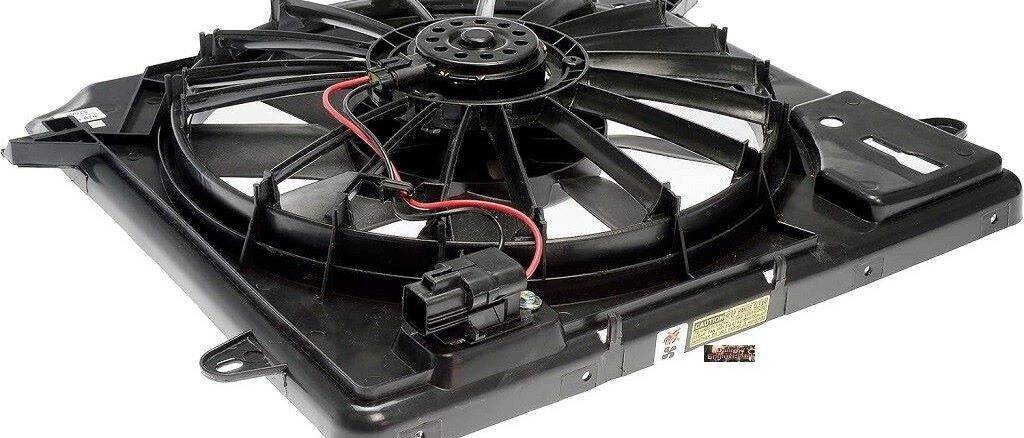Electric Engine Cooling Fan With Connector