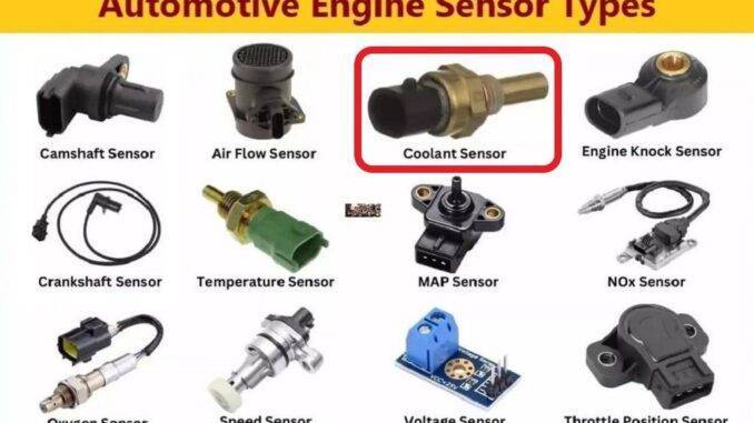 Engine Coolant Temperature (ECT) Sensor: Monitors Temperature