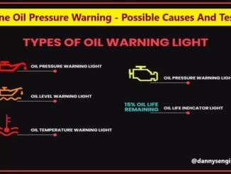 Engine Oil Pressure Warning - Possible Causes And Testing