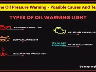 Engine Oil Pressure Warning - Possible Causes And Testing