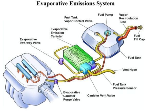 Evaporative Emission Control System (EVAP) - Traps Emissions honda 200s wiring diagram 