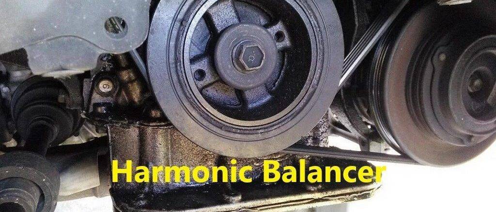 Harmonic Balancer On Front Of Engine