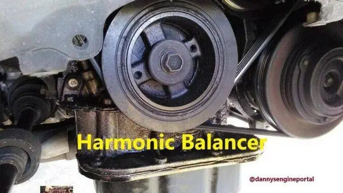 Harmonic Balancer On Front Of Engine Harmonic Balancer On Front Of Engine