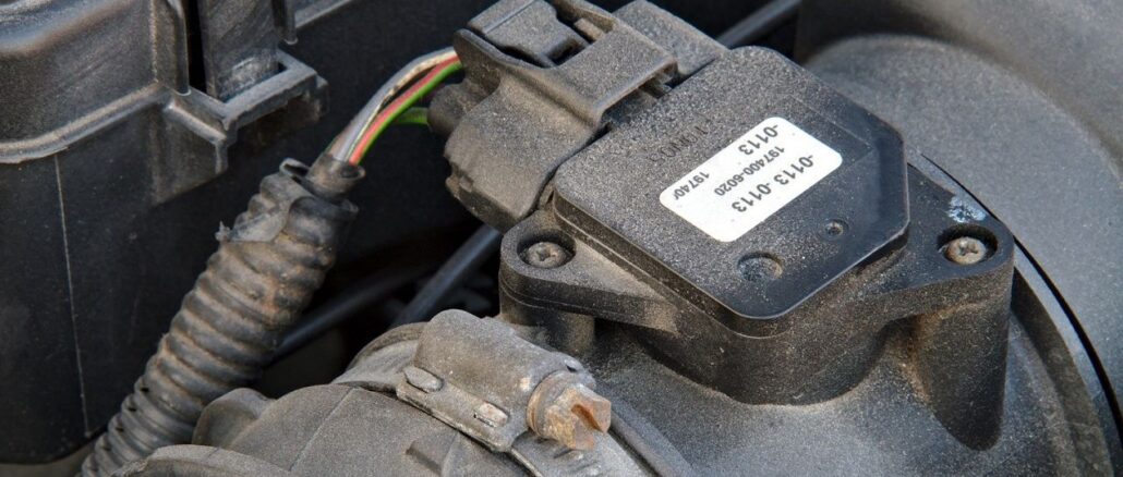 Mass Air Flow (MAF) Sensor in air duct