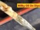 Milky oil on dipstick