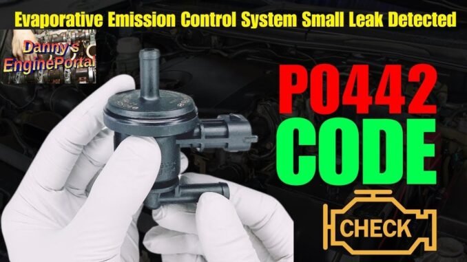 PO442 Code Evaporative Emission Control System Small Leak Detected