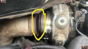 Pipe not lining up with turbo