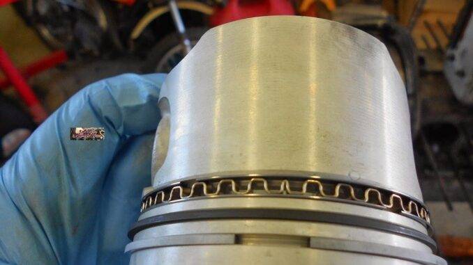 Piston Ring: Seals The Combustion Chamber, And Dissipates Heat