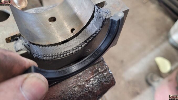 Rear main rope seal conversion Rear main rope seal conversion