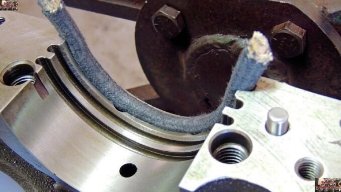 Rear main rope seal installation