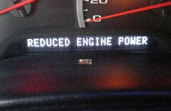 Reduced Engine Power Warning Light - What To Do And Why?