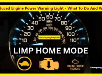 Reduced Engine Power Warning Light - What To Do And Why