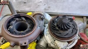 Soot and carbon buildup bind the variable geometry turbo (VGT) unison ring