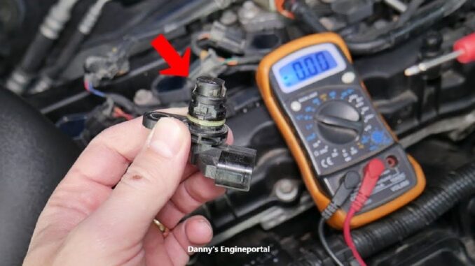 Testing a crankshaft position sensor with a multimeter