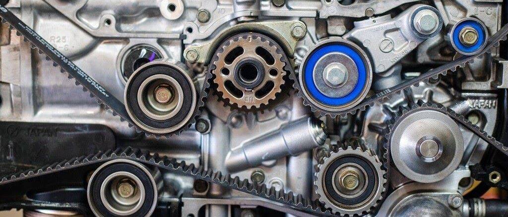 Timing Belt On Front Of Engine