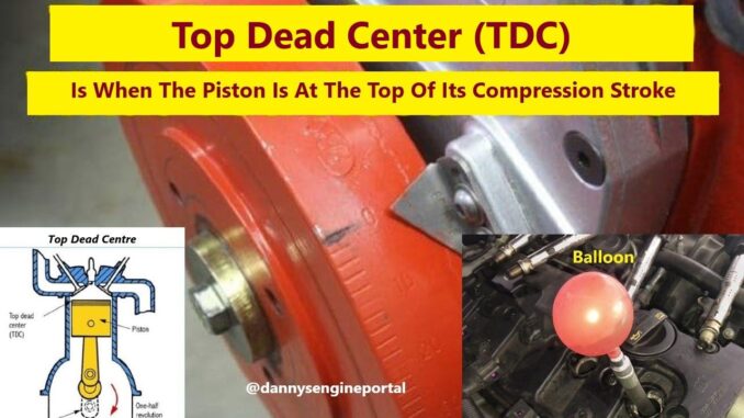Top Dead Center (TDC) – Is When The Piston Is At The Top Of Its Compression Stroke