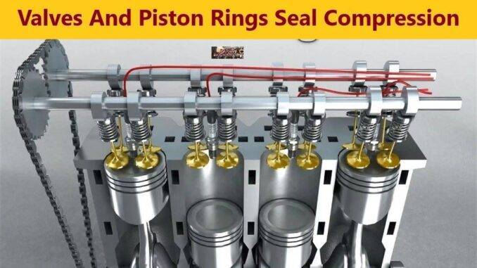 Valves And Piston Rings Seal Compression