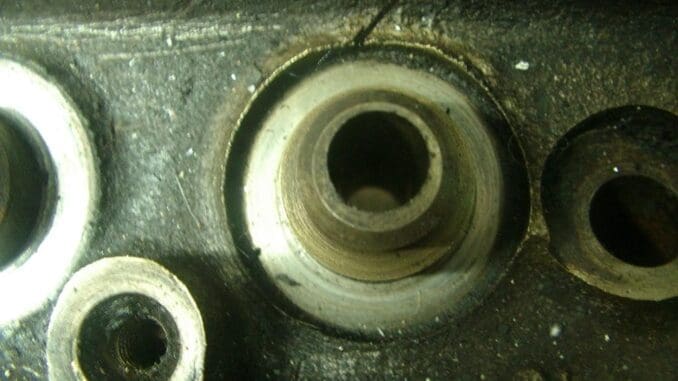 Worn Valve Guide