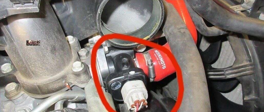 Idle Air Control Valve (IAC) Mounted on Engine