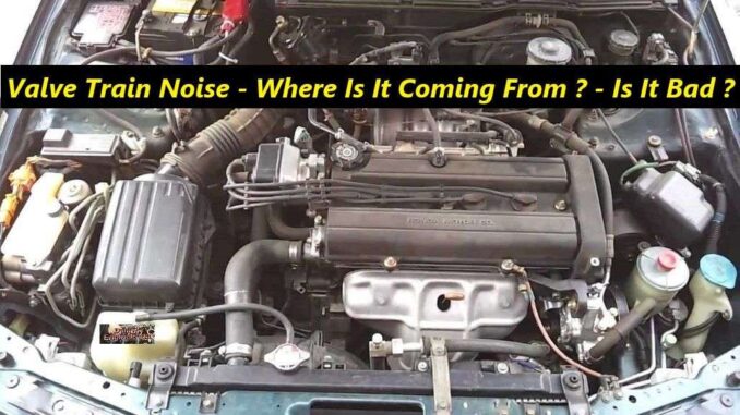 Listening for Valve Train Noise Under Hood