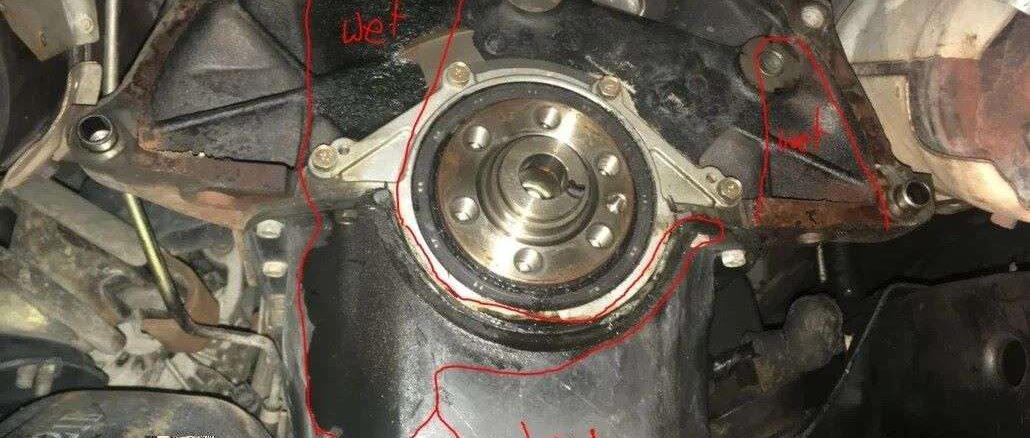 Possible Oil Leaks at Rear of Engine
